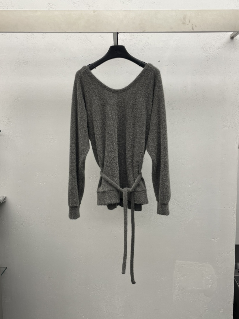 KARE/WEREPIECE韓國直郵㊣女裝新款熱賣真品針織衫含腰繩雙面KARE/WEREPIECE針織衫圖色2