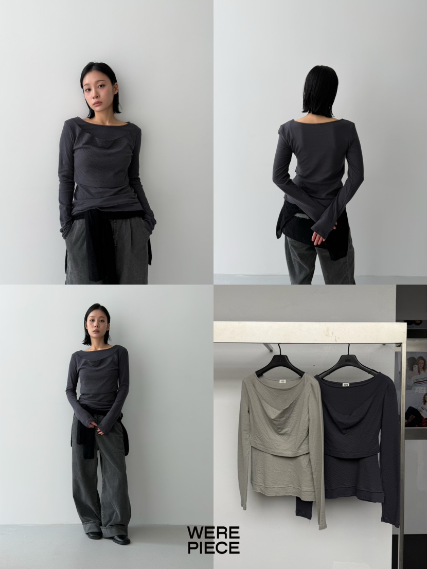 KARE/WEREPIECE東大門㊣實拍女士新款熱賣休閑時尚長袖T恤KARE/WEREPIECE長袖T恤