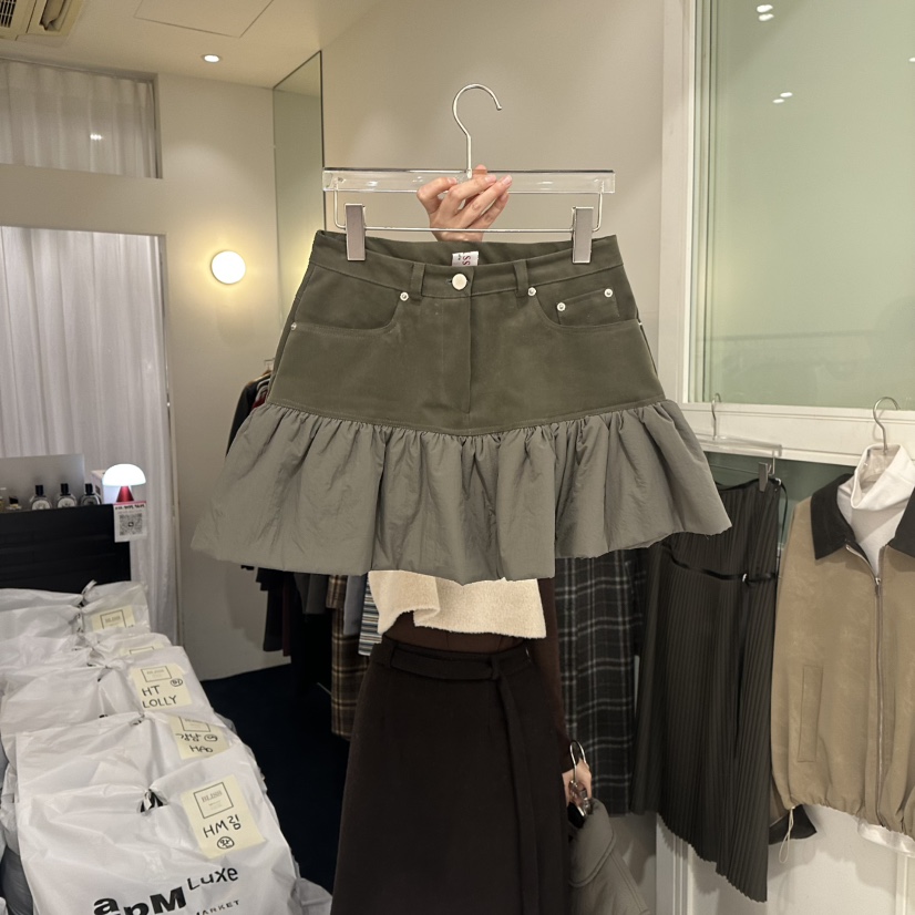 BLISS韓國直郵㊣女裝新款推薦真品人氣熱賣25秋冬休閑短裙兔子BLISS短裙圖色2