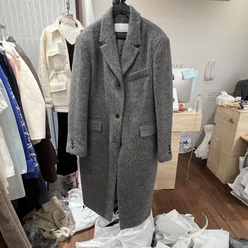 UNDERSTANDING東大門㊣直郵女士新品25秋冬真品休閑中長款大衣UNDERSTANDING中長款大衣圖色2