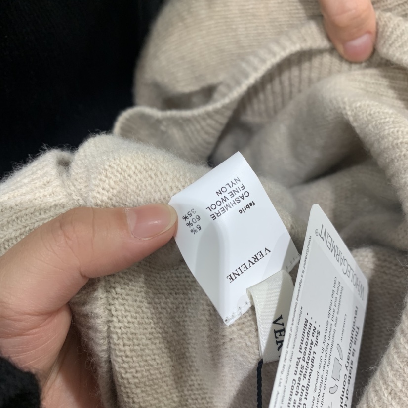 VERVEINE韓國直郵㊣女士新款職業熱賣真品推薦針織衫高領寬松VERVEINE針織衫