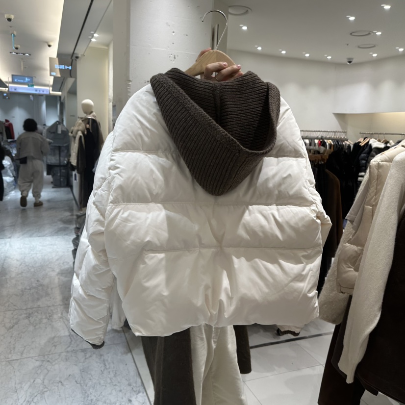 BLUEI-D東大門㊣實拍女裝新款時尚真品人氣25秋冬短款棉服Blue i-d短款棉服