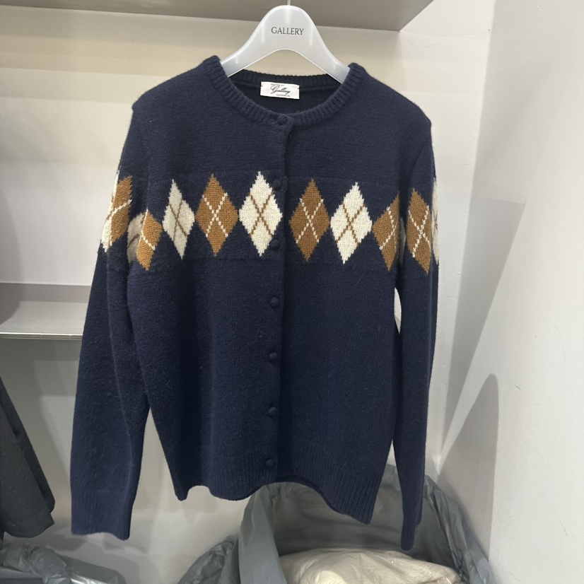 GALLERY-P東大門㊣直郵女裝新品職業熱賣推薦真品針織衫開衫GALLERY針織衫圖色2