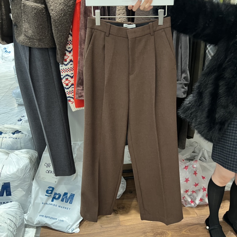 UNDERSTANDING東大門㊣代購女士新品人氣推薦休閑褲不含腰帶UNDERSTANDING休閑褲圖色2