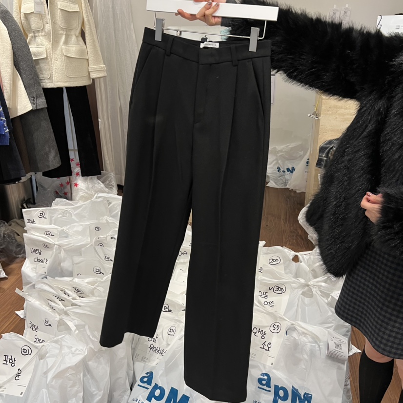 UNDERSTANDING東大門㊣代購女士新品人氣推薦休閑褲不含腰帶UNDERSTANDING休閑褲圖色4