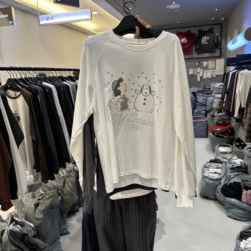 CREDITO韓國直郵㊣女士新款人氣職業熱賣真品時尚25秋冬長袖T恤CREDITO長袖T恤