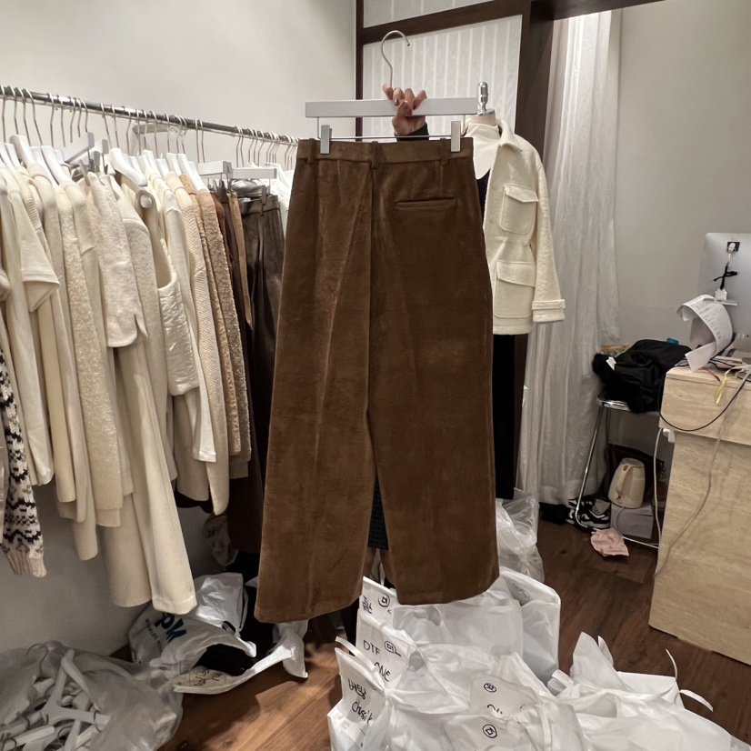 UNDERSTANDING東大門㊣實拍女裝新品推薦時尚職業人氣休閑褲UNDERSTANDING休閑褲