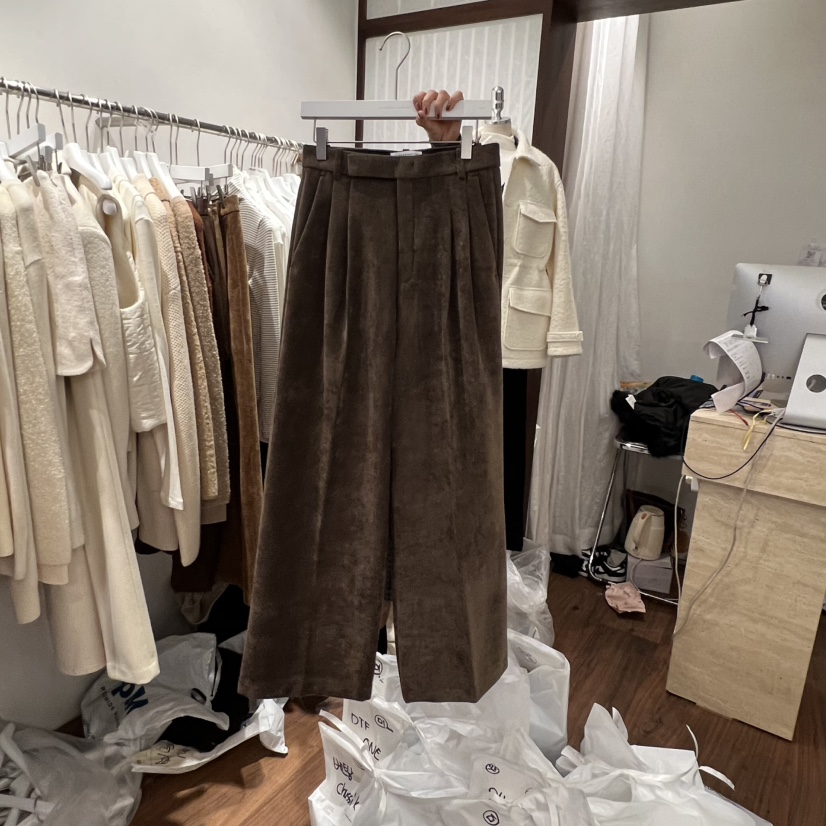 UNDERSTANDING東大門㊣實拍女裝新品推薦時尚職業人氣休閑褲UNDERSTANDING休閑褲圖色2