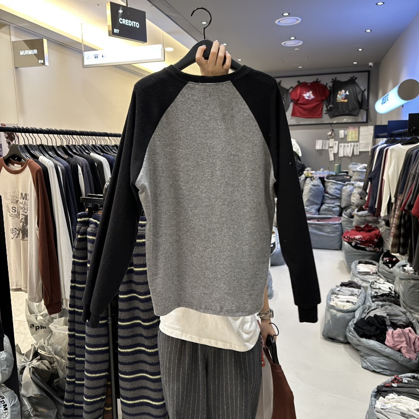 CREDITO韓國直郵㊣女士新品休閑熱賣職業時尚25秋冬長袖T恤CREDITO長袖T恤