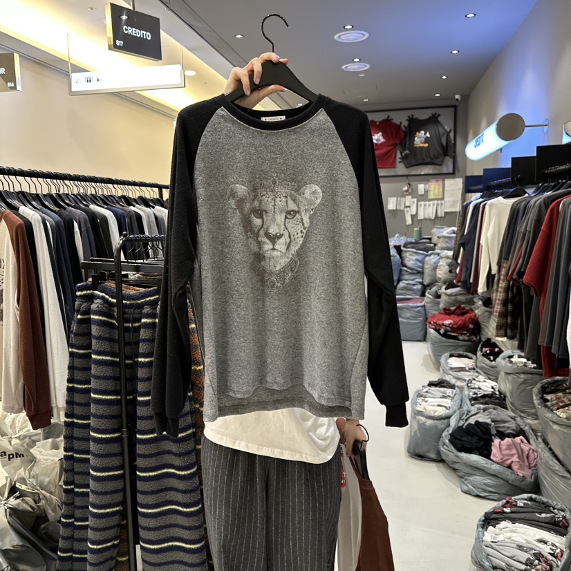 CREDITO韓國直郵㊣女士新品休閑熱賣職業時尚25秋冬長袖T恤CREDITO長袖T恤圖色2