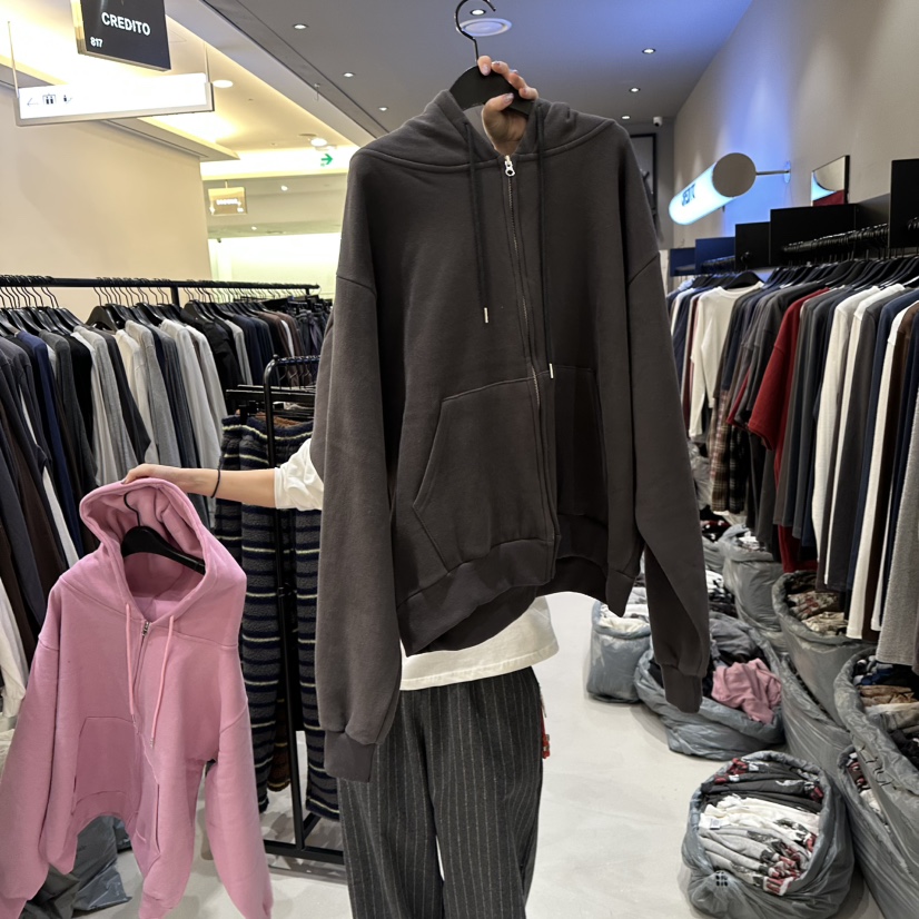 CREDITO東大門㊣實拍女裝新品25秋冬人氣時尚推薦真品職業衛衣CREDITO衛衣圖色3