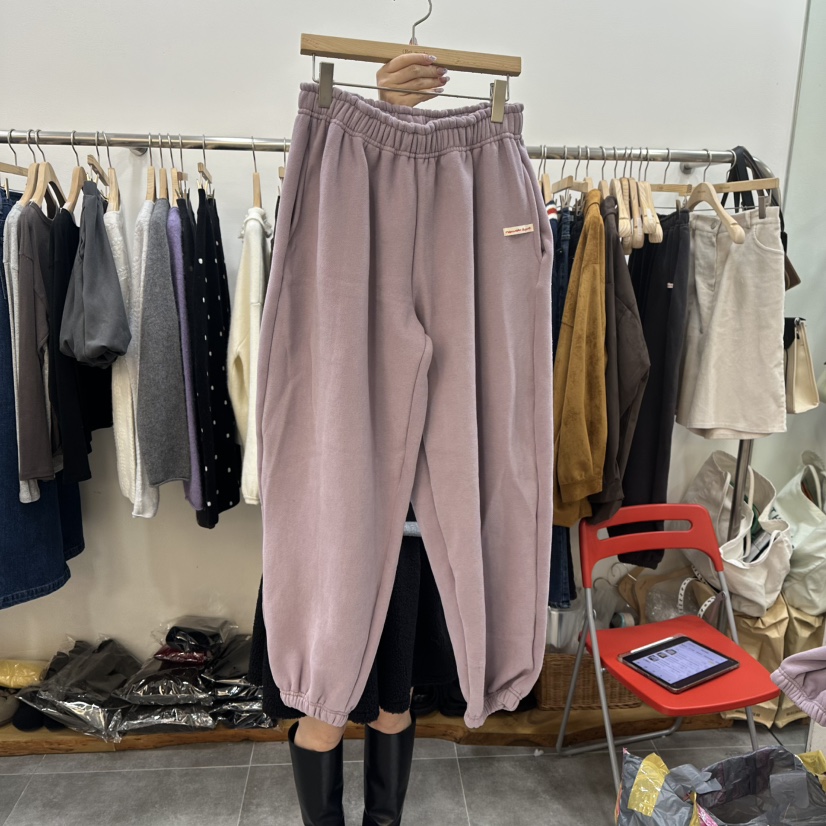 DELIGHT-L東大門㊣直郵女士新款人氣推薦時尚休閑褲加絨抓絨DELIGHT-L休閑褲圖色2