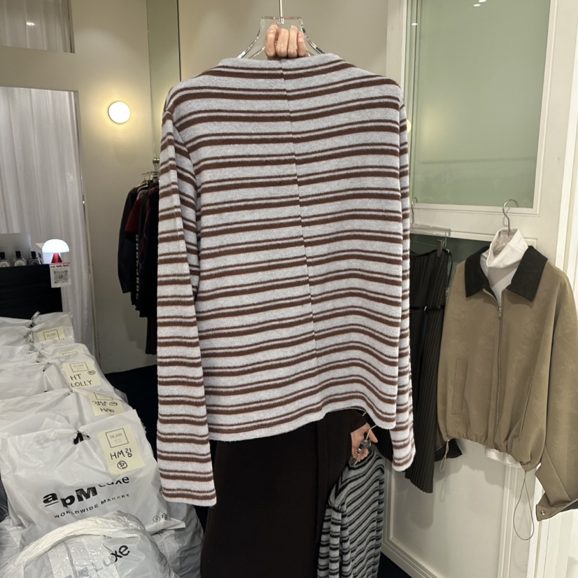 BLISS東大門㊣直郵女裝新品時尚職業25秋冬熱賣推薦長袖T恤BLISS長袖T恤