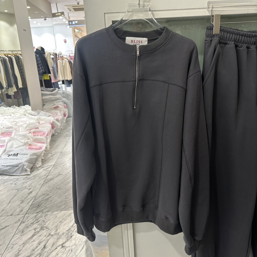 BLISS東大門㊣直郵女士新款職業25秋冬時尚推薦真品衛衣加絨BLISS衛衣圖色3黑色