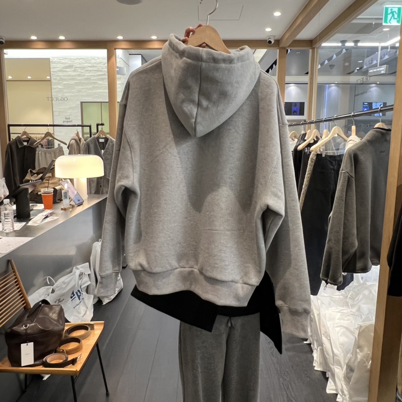 OBJECT韓國代購㊣女士新款時尚熱賣25秋冬衛衣連帽拉鏈衫加絨OBJECT衛衣