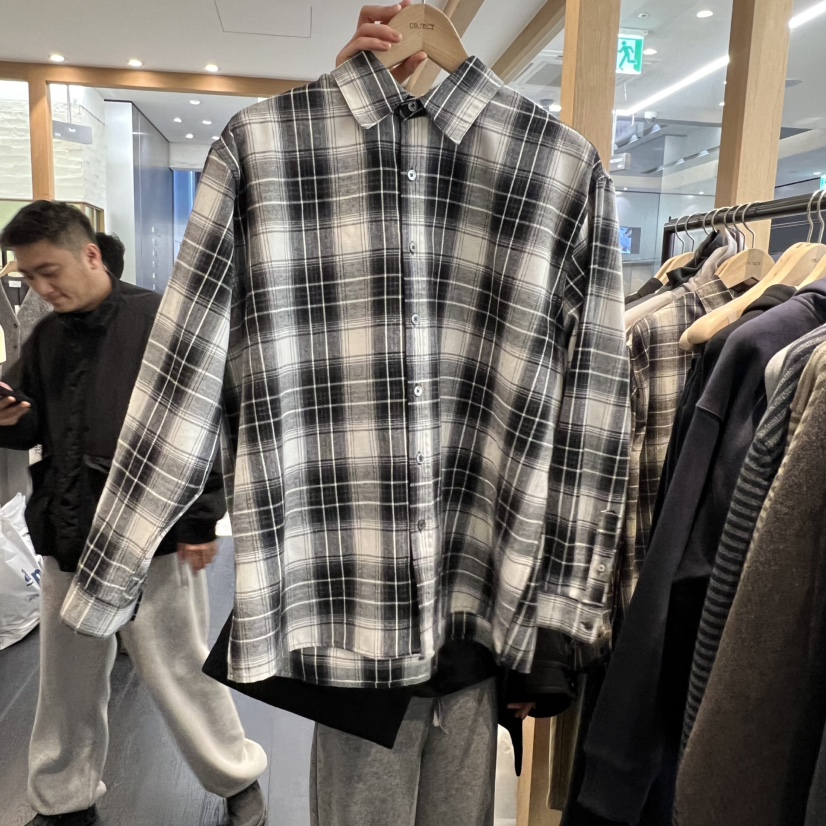 OBJECT東大門㊣實拍女裝新款25秋冬人氣熱賣推薦襯衫蕾絲衫OBJECT襯衫/蕾絲衫