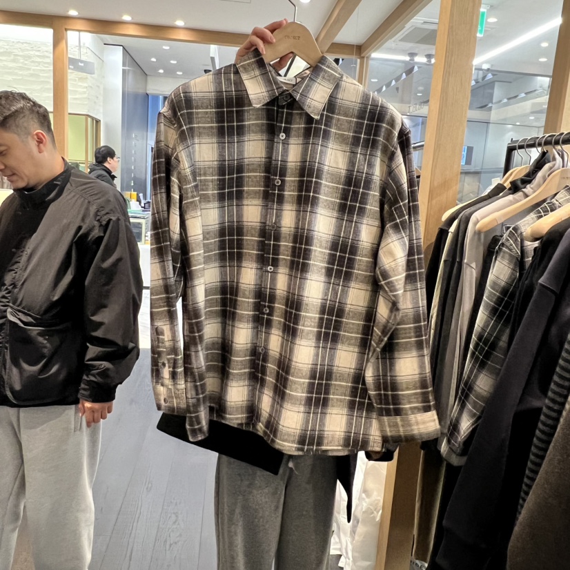 OBJECT東大門㊣實拍女裝新款25秋冬人氣熱賣推薦襯衫蕾絲衫OBJECT襯衫/蕾絲衫圖色2