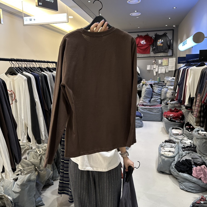 CREDITO東大門㊣代購女裝新品真品人氣25秋冬推薦熱賣長袖T恤CREDITO長袖T恤