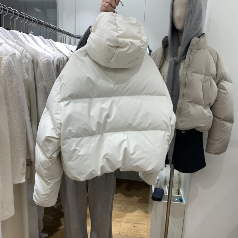 VERVEINE韓國直郵㊣女士新品真品時尚短款羽絨服鴨子羽絨填充VERVEINE短款羽絨服