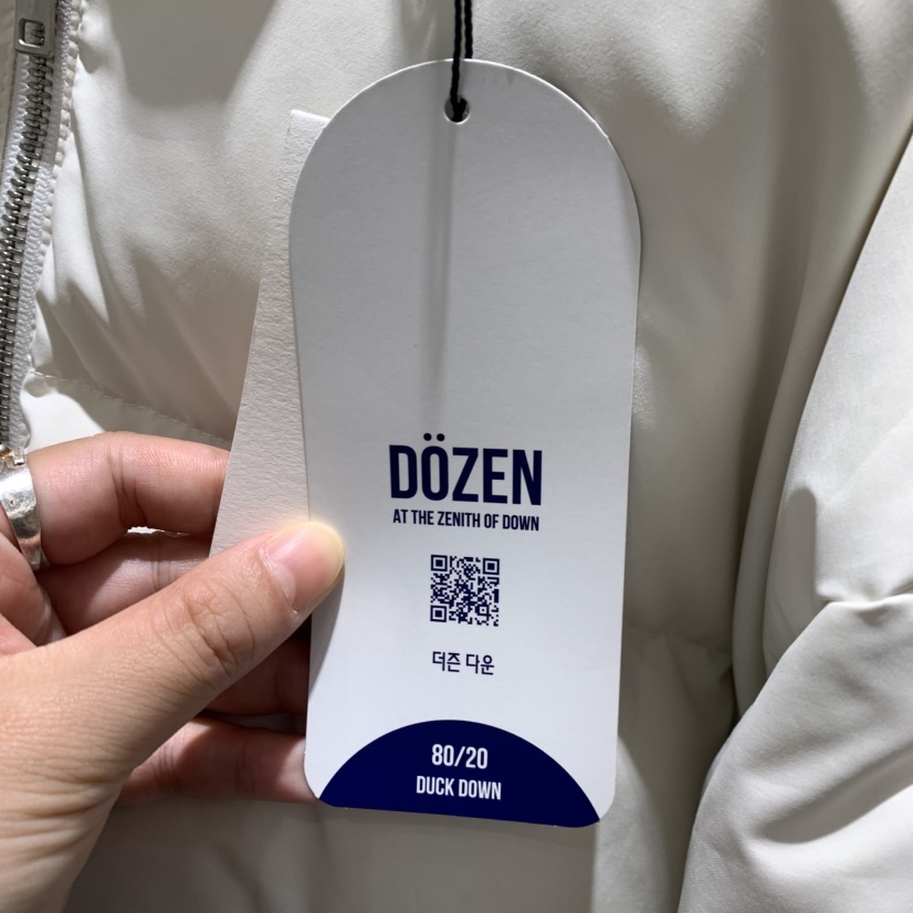 VERVEINE韓國直郵㊣女士新品真品時尚短款羽絨服鴨子羽絨填充VERVEINE短款羽絨服