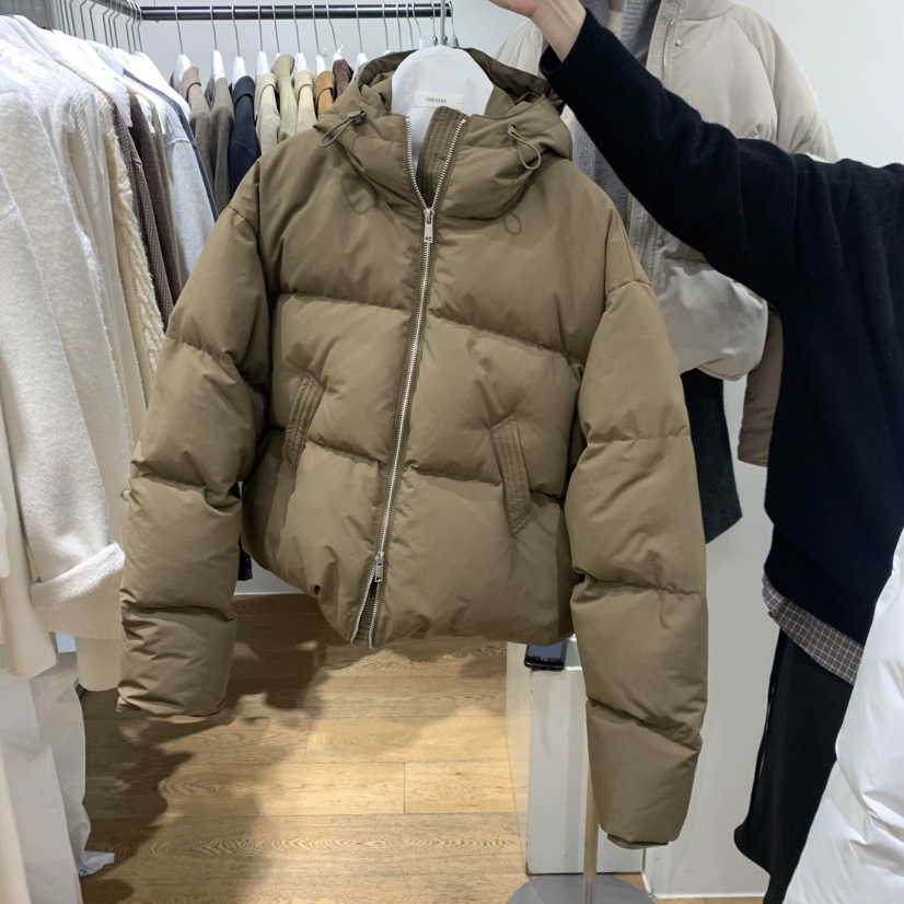 VERVEINE韓國直郵㊣女士新品真品時尚短款羽絨服鴨子羽絨填充VERVEINE短款羽絨服圖色2