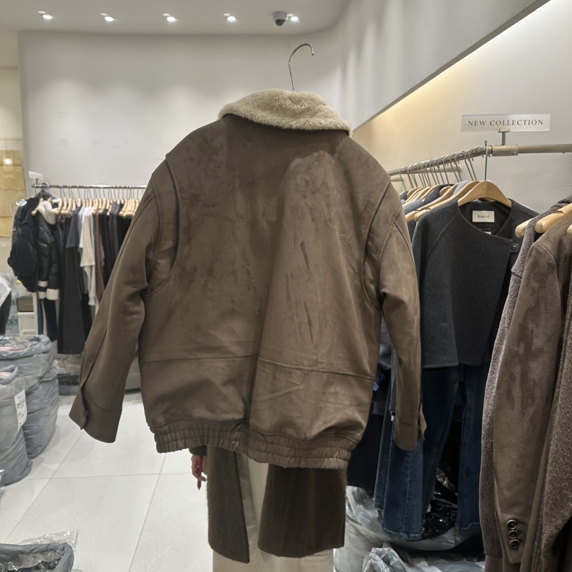 BLUEI-D東大門㊣直郵女士新款25秋冬推薦熱賣真品時尚夾克Blue i-d夾克