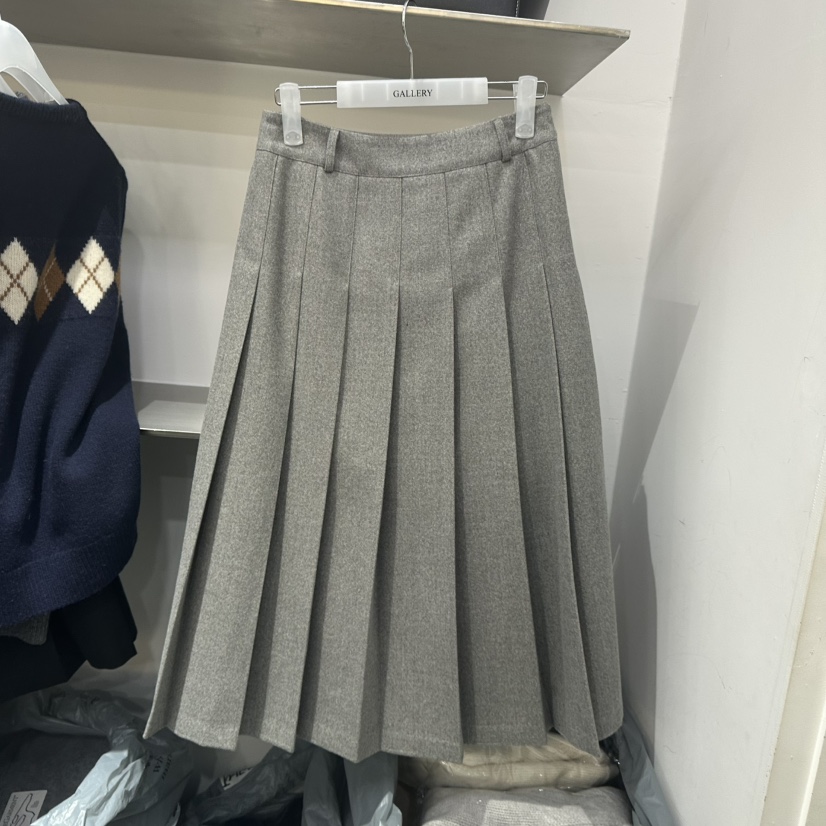 GALLERY-P韓國直郵㊣女裝新品真品人氣推薦休閑職業長裙褶裙GALLERY長裙圖色3