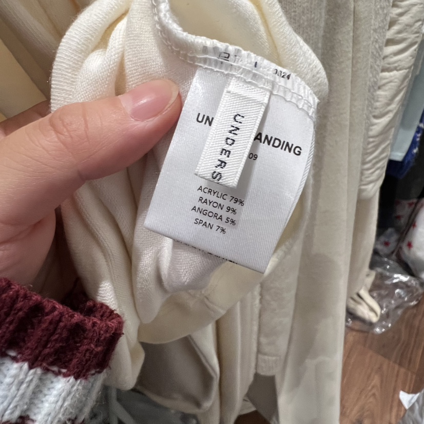 UNDERSTANDING東大門㊣直郵女裝新款25秋冬推薦時尚長袖T恤UNDERSTANDING長袖T恤