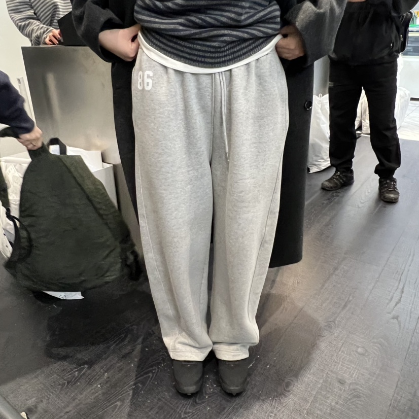 OBJECT韓國直郵㊣女士新款25秋冬人氣職業休閑真品休閑褲加絨OBJECT休閑褲圖色3