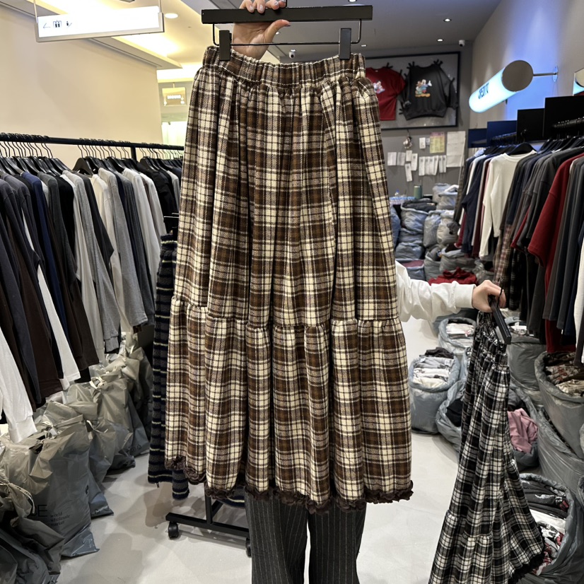 CREDITO東大門㊣直郵女裝新品人氣25秋冬真品休閑推薦職業長裙CREDITO長裙圖色2