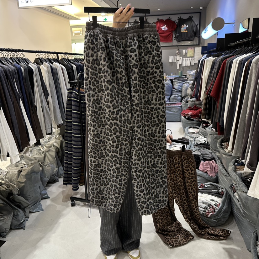 CREDITO韓國代購㊣女裝新品人氣推薦真品25秋冬時尚休閑褲加絨CREDITO休閑褲圖色3