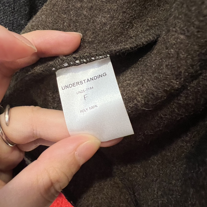 UNDERSTANDING東大門㊣實拍女裝新款休閑短款大衣泰迪熊開衫UNDERSTANDING短款大衣
