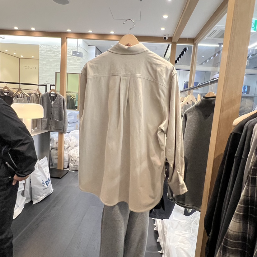 OBJECT韓國代購㊣女士新品25秋冬休閑職業人氣時尚襯衫蕾絲衫OBJECT襯衫/蕾絲衫