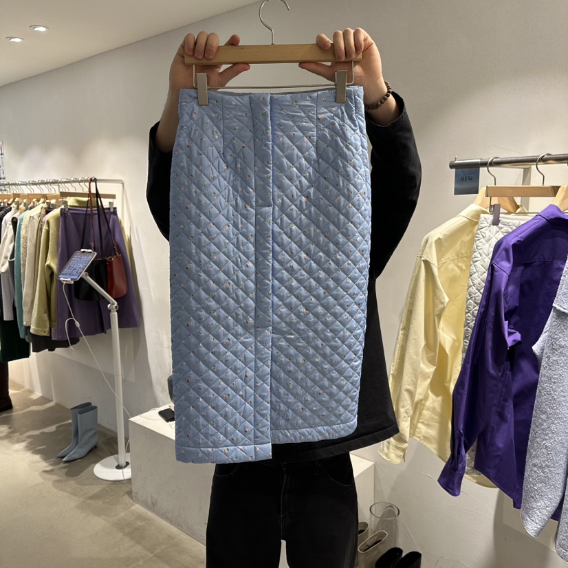 ROOM K-P東大門㊣實拍女士新品職業25秋冬推薦熱賣長裙絎縫ROOM K長裙