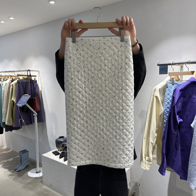 ROOM K-P東大門㊣實拍女士新品職業25秋冬推薦熱賣長裙絎縫ROOM K長裙