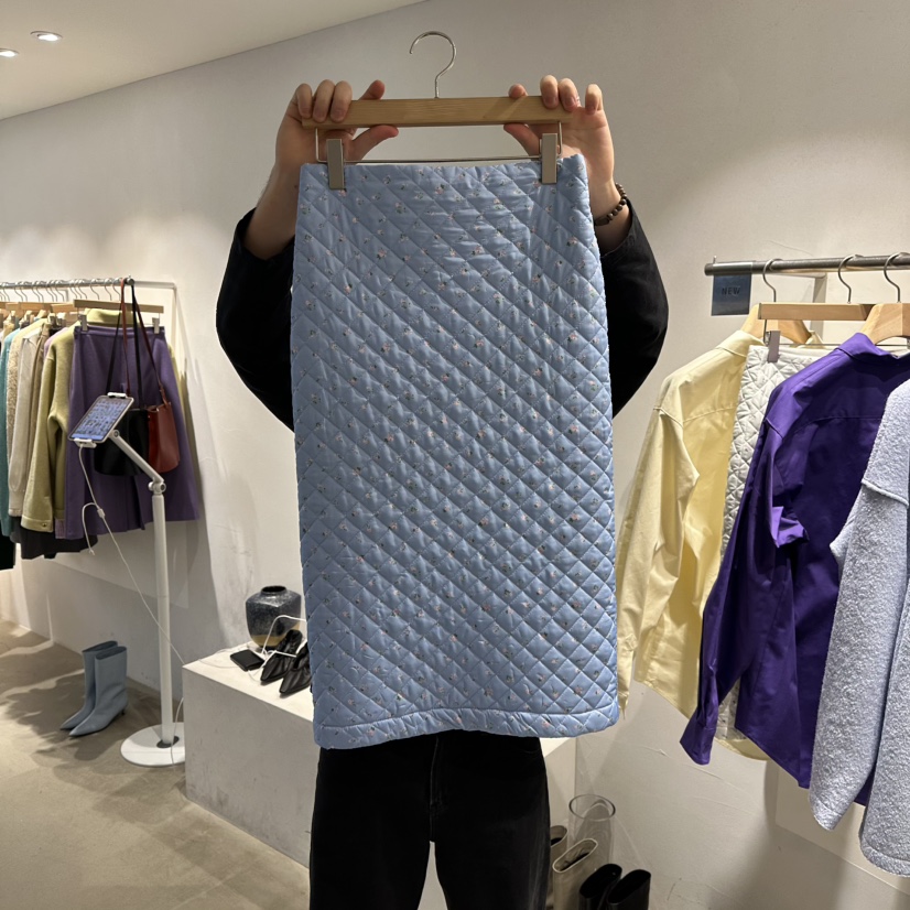 ROOM K-P東大門㊣實拍女士新品職業25秋冬推薦熱賣長裙絎縫ROOM K長裙圖色2