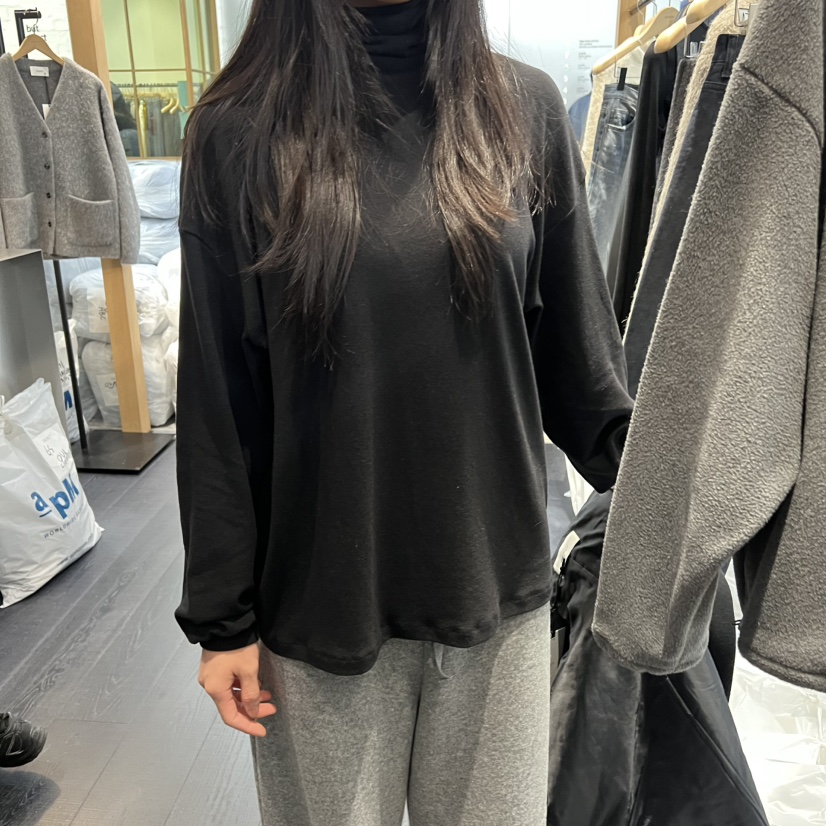 OBJECT東大門㊣實拍女裝新品真品25秋冬熱賣推薦時尚長袖T恤OBJECT長袖T恤圖色3