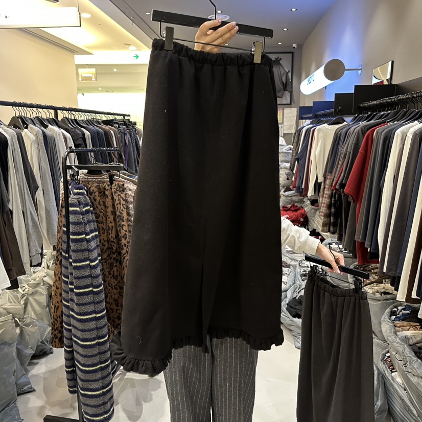 CREDITO韓國代購㊣女裝新品職業時尚真品熱賣推薦25秋冬長裙羊毛CREDITO長裙