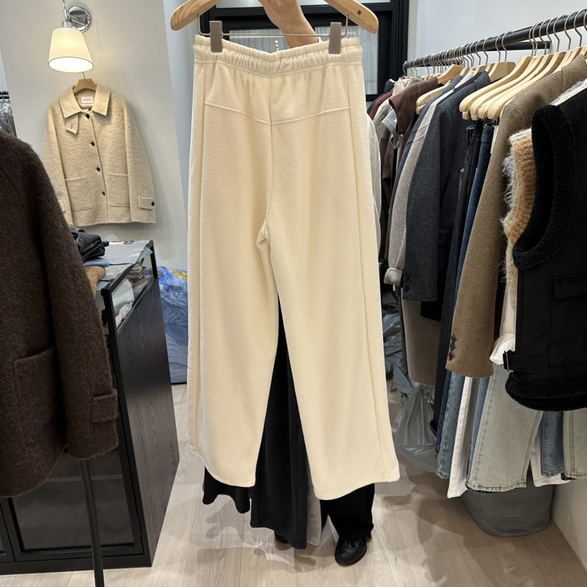 NOTTINGHAM東大門㊣直郵女裝新款人氣真品休閑褲毛圈布保暖NOTTINGHAM休閑褲