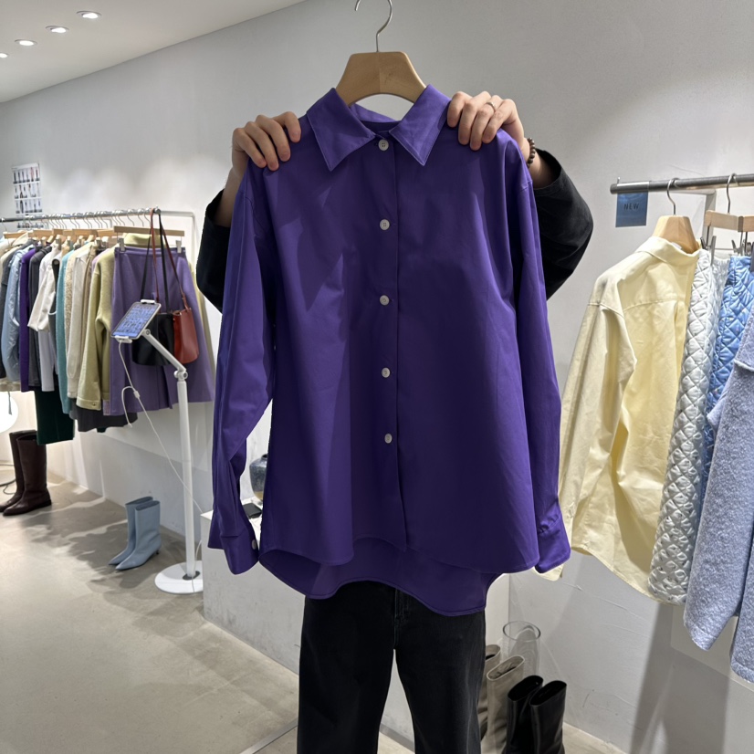 ROOM K-P東大門㊣代購女士新品人氣休閑職業時尚襯衫蕾絲衫ROOM K襯衫/蕾絲衫圖色2