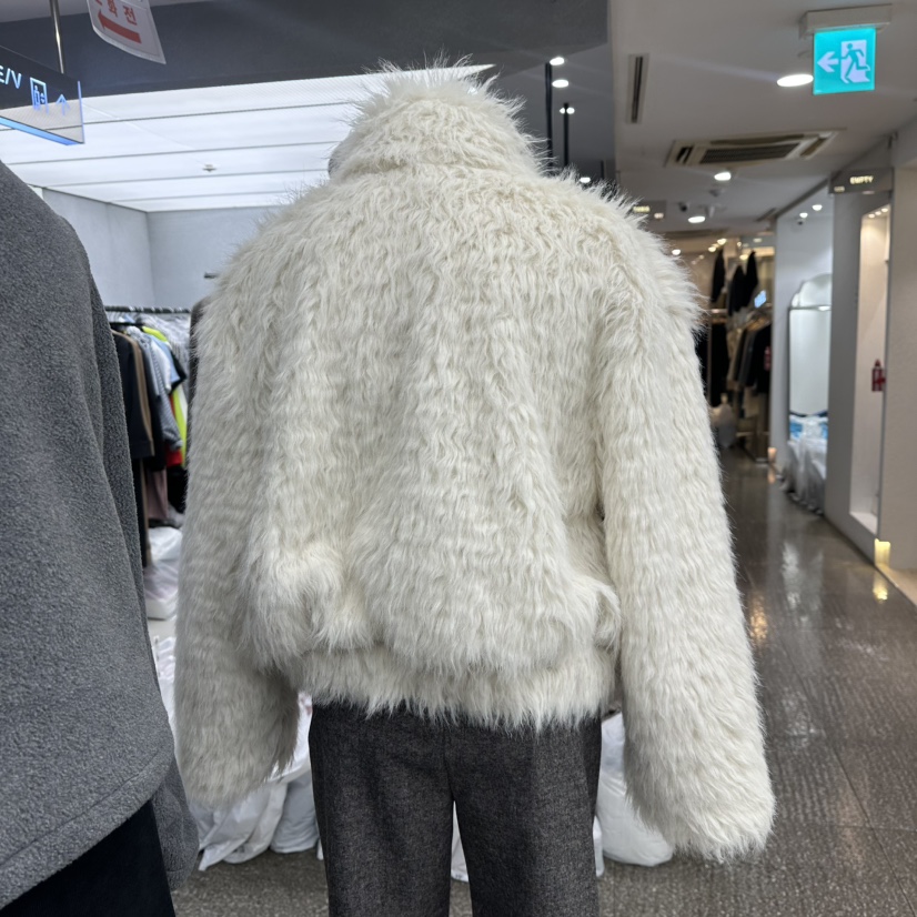 NEUTER韓國代購㊣女裝新款真品時尚休閑25秋冬人氣夾克毛皮NEUTER夾克