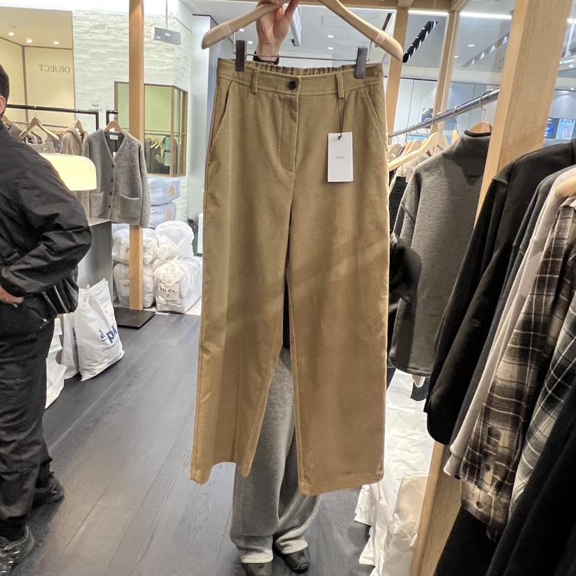 OBJECT東大門㊣直郵女士新款熱賣休閑人氣時尚25秋冬休閑褲OBJECT休閑褲