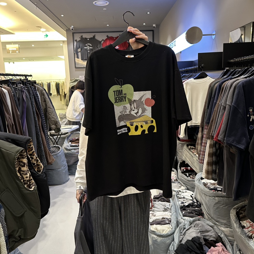 CREDITO東大門㊣實拍女裝新款時尚人氣熱賣推薦25秋冬真品T恤CREDITOT恤圖色2