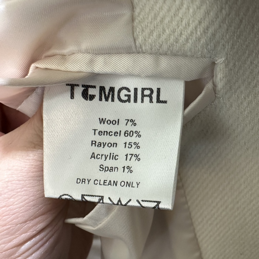 TOMGIRL韓國直郵㊣女裝新款時尚推薦熱賣25秋冬真品休閑夾克TOMGIRL夾克