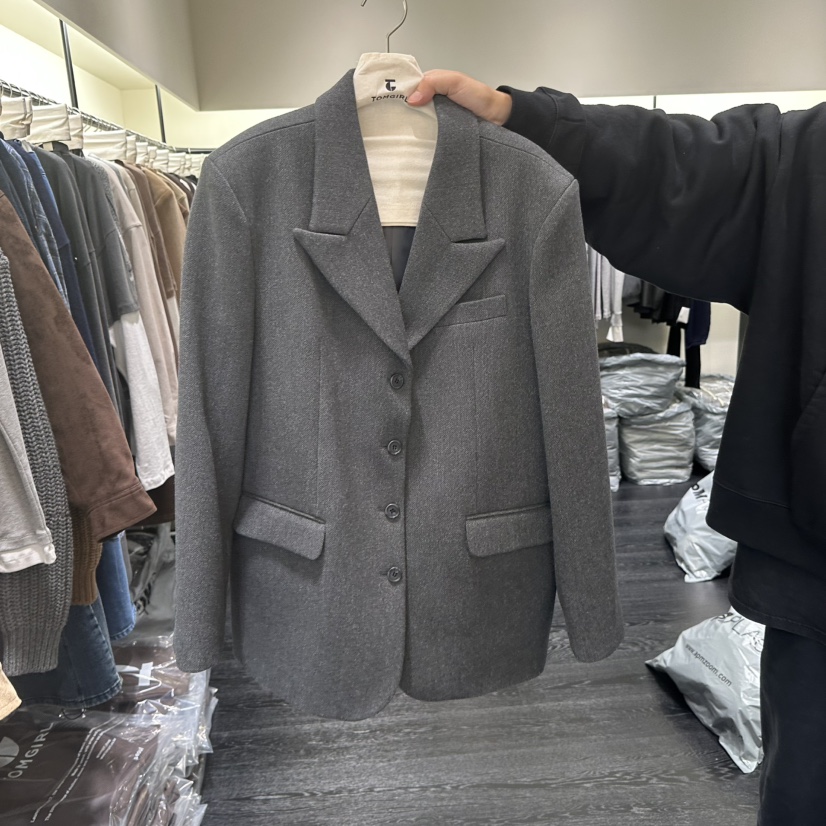 TOMGIRL韓國直郵㊣女裝新款時尚推薦熱賣25秋冬真品休閑夾克TOMGIRL夾克圖色2