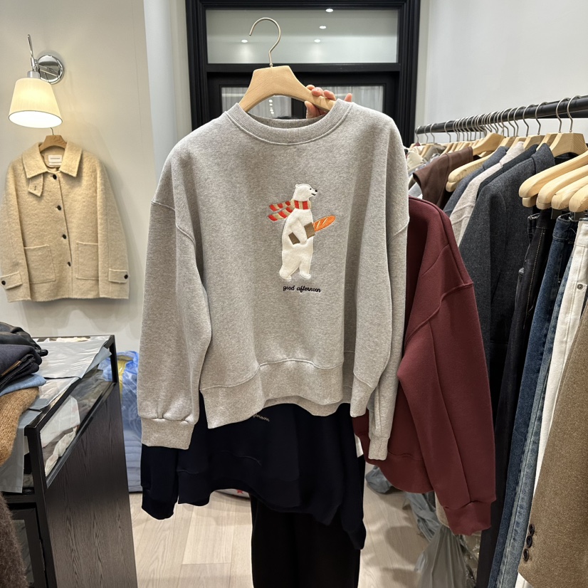 NOTTINGHAM東大門㊣實拍女士新品25秋冬職業人氣推薦衛衣加絨NOTTINGHAM衛衣