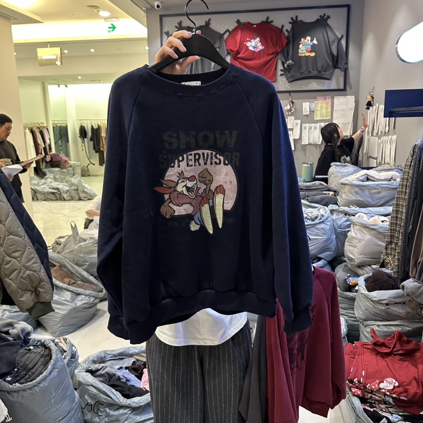 CREDITO韓國代購㊣女裝新品人氣職業時尚熱賣休閑25秋冬衛衣加絨CREDITO衛衣