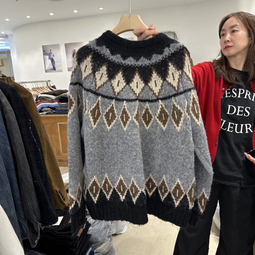 ACKER東大門㊣實拍女裝新款真品時尚熱賣推薦25秋冬針織衫開衫ACKER針織衫