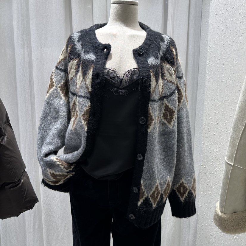 ACKER東大門㊣實拍女裝新款真品時尚熱賣推薦25秋冬針織衫開衫ACKER針織衫