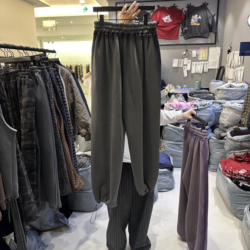 CREDITO東大門㊣實拍女士新款25秋冬休閑人氣推薦休閑褲加絨CREDITO休閑褲